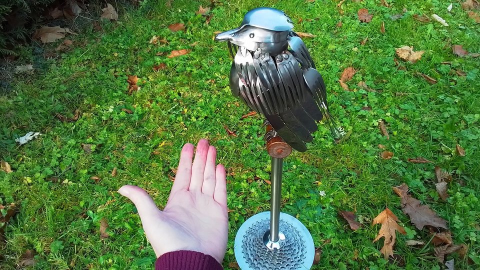 Large Buzzard (on metal stand)