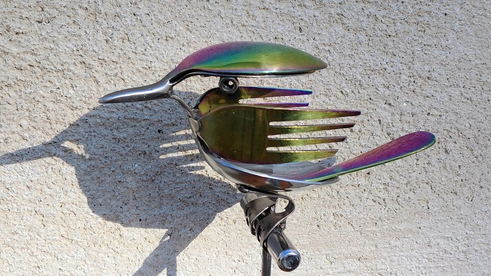 Rainbow Kingfisher (on wood)