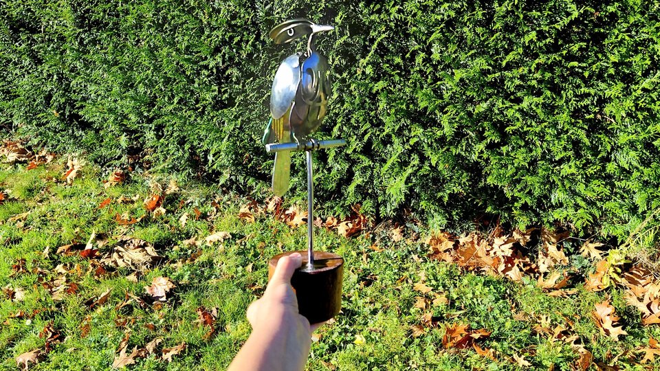 Rainbow Kingfisher (on wood)