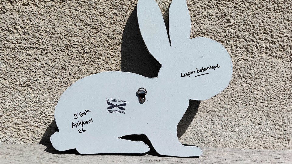 Medium Botanical Rabbit (golden moon)