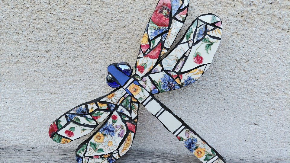 Wild Flowers Dragonfly (SOLD)