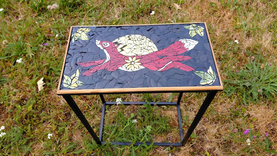 Set 4 Wildlife Nesting Tables (Mountain Hare, Wildboar, Fox & Hedgehog) (SOLD)