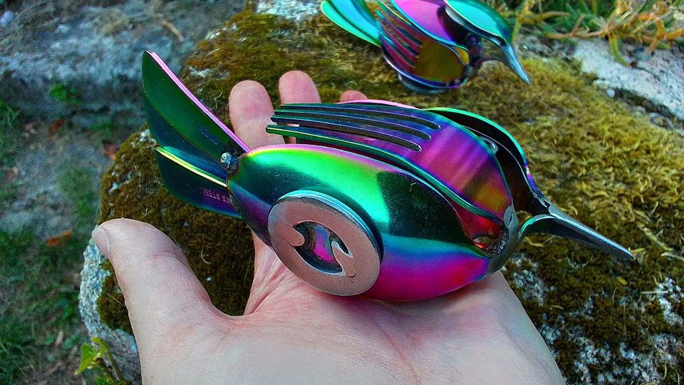 Rainbow Doves  (LIMITED EDITION) (MADE TO ORDER)
