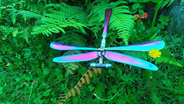 Rainbow Dragonflies on Short Rods (LIMITED EDITION)