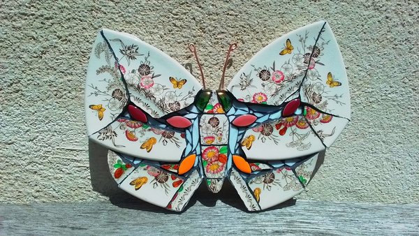 Yellow Butterflies & Wild Flowers Butterfly 