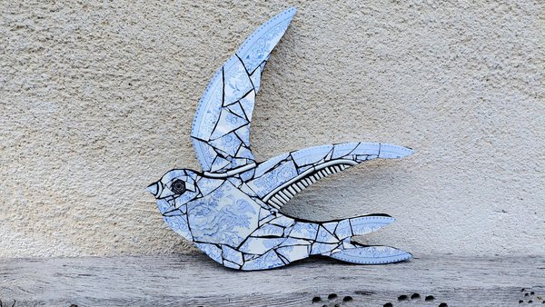 Large Summer Swallow (bird pattern) (left facing) (SOLD) 
